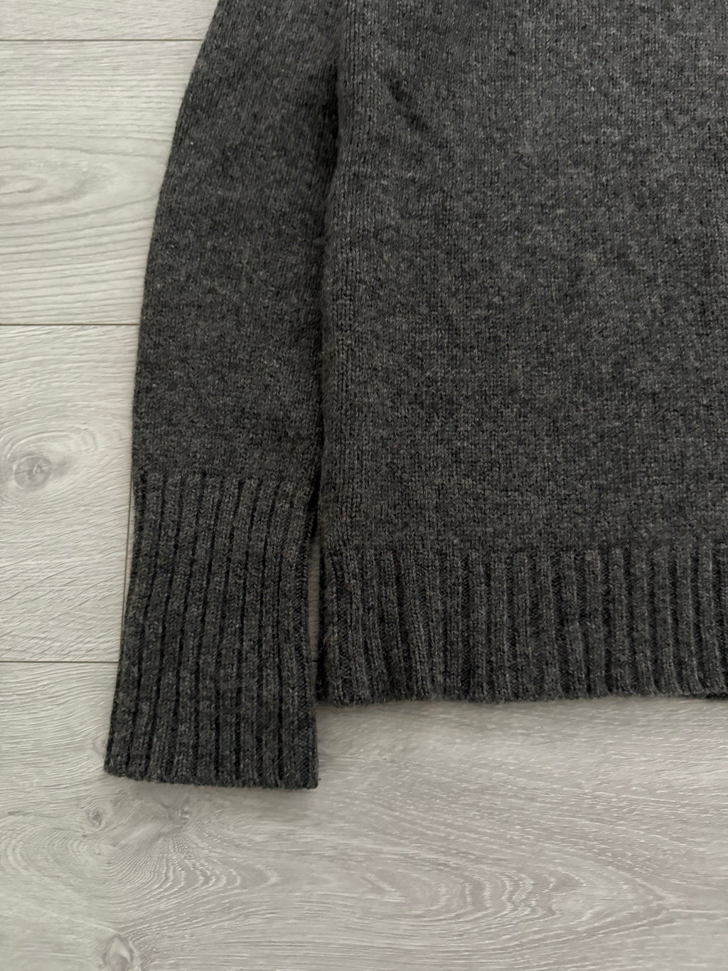 Maison Martin Margiela FW2004 Wool Camel Ribbed Turtleneck Knit Sweater - Size M