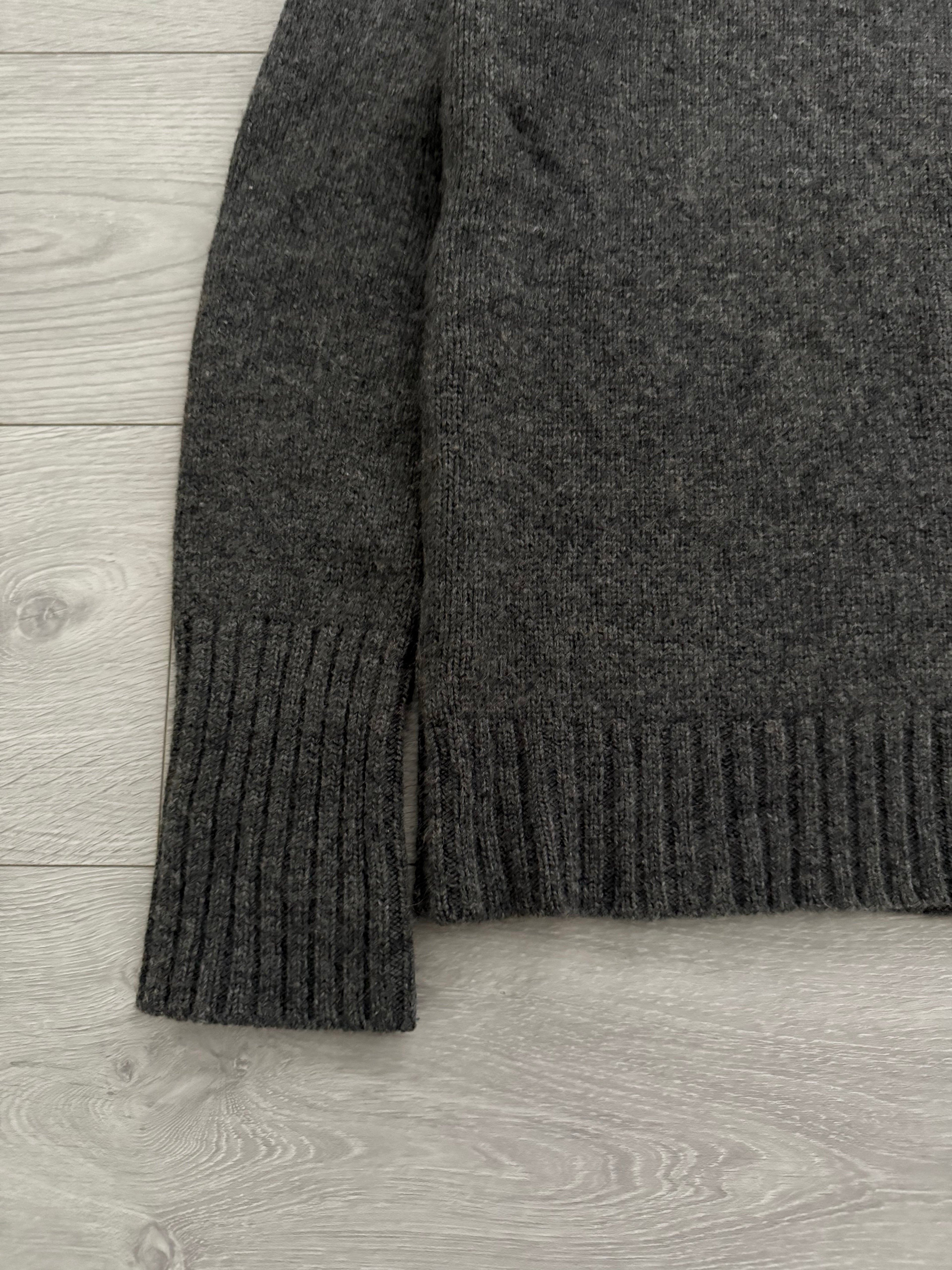 Maison Martin Margiela FW2004 Wool Camel Ribbed Turtleneck Knit Sweater - Size M