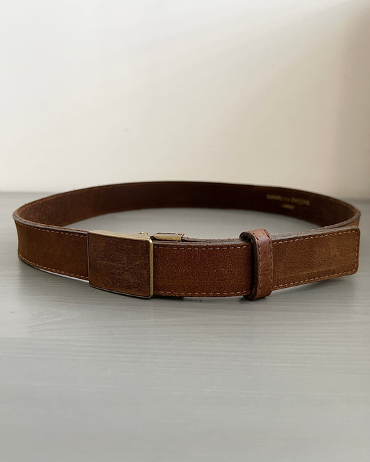 Comme Des Garcons Homme 1990s Leather Belt - One Size