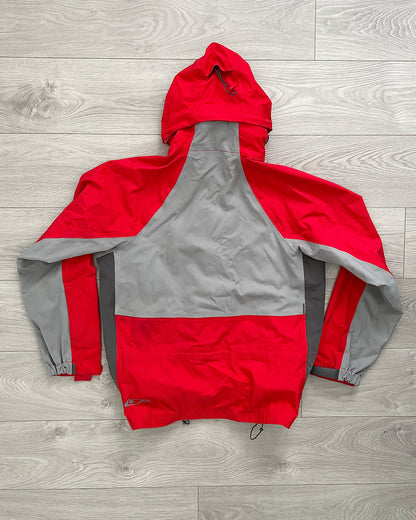 Salomon 00s Red Tri-Tone Waterproof Technical SmartSkin Jacket - Size L