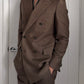Prada FW2005 Runway Double-Breasted Mohair Wool Suit - Size L Jacket / 34" Waist