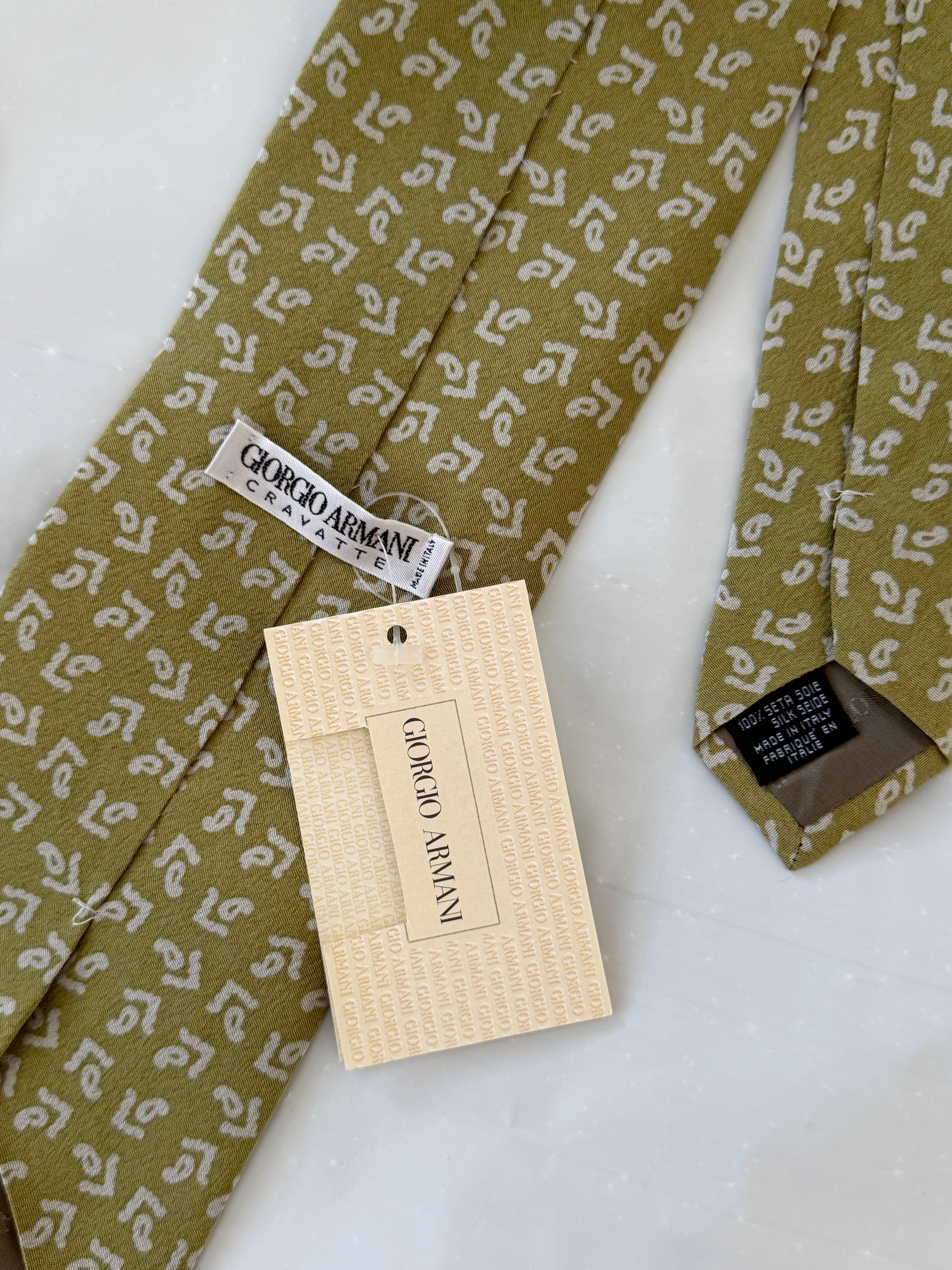 Giorgio Armani 1990s Silk Tie