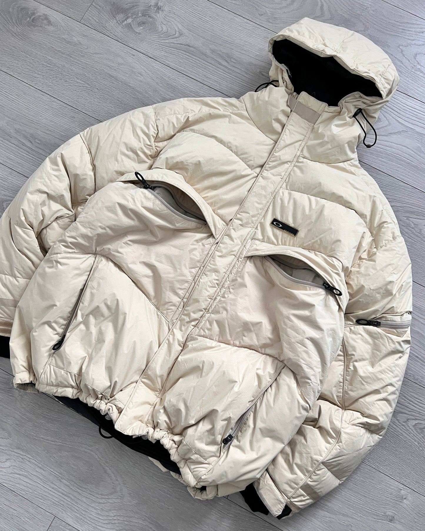 Oakley Road Fuel AW2005 Down Technical Puffer Jacket - Size L