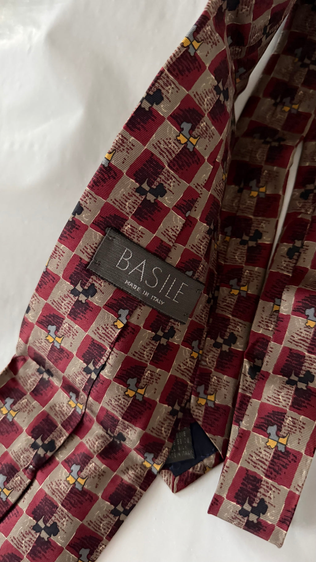 Basile 1990s Silk Tie