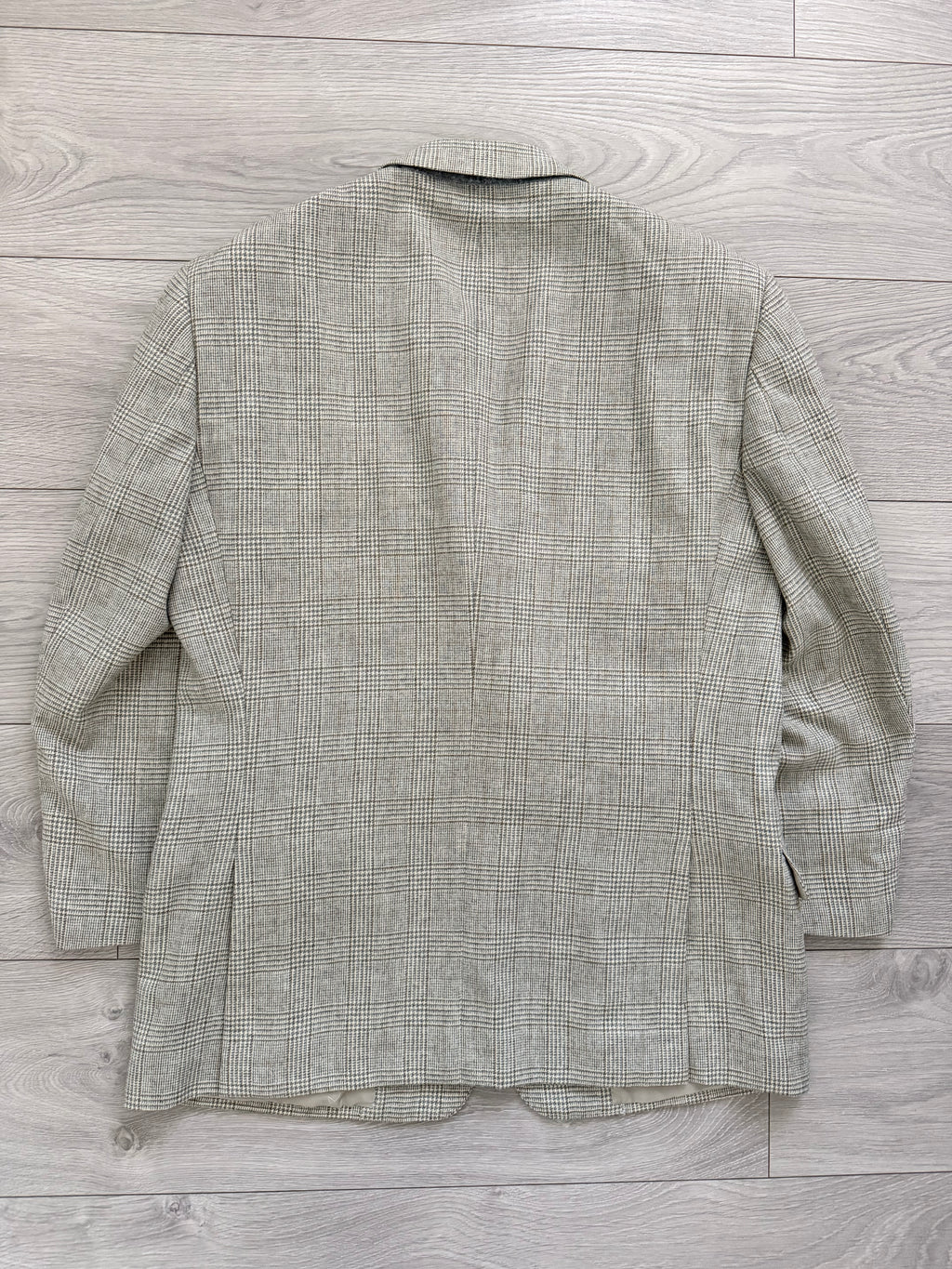 Valentino 1990s 2B Check Wool Sport Jacket Blazer - Size M