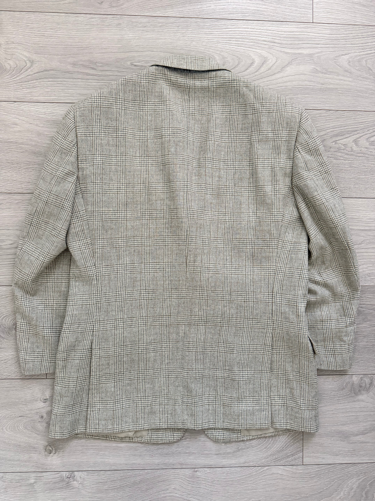 Valentino 1990s 2B Check Wool Sport Jacket Blazer - Size M