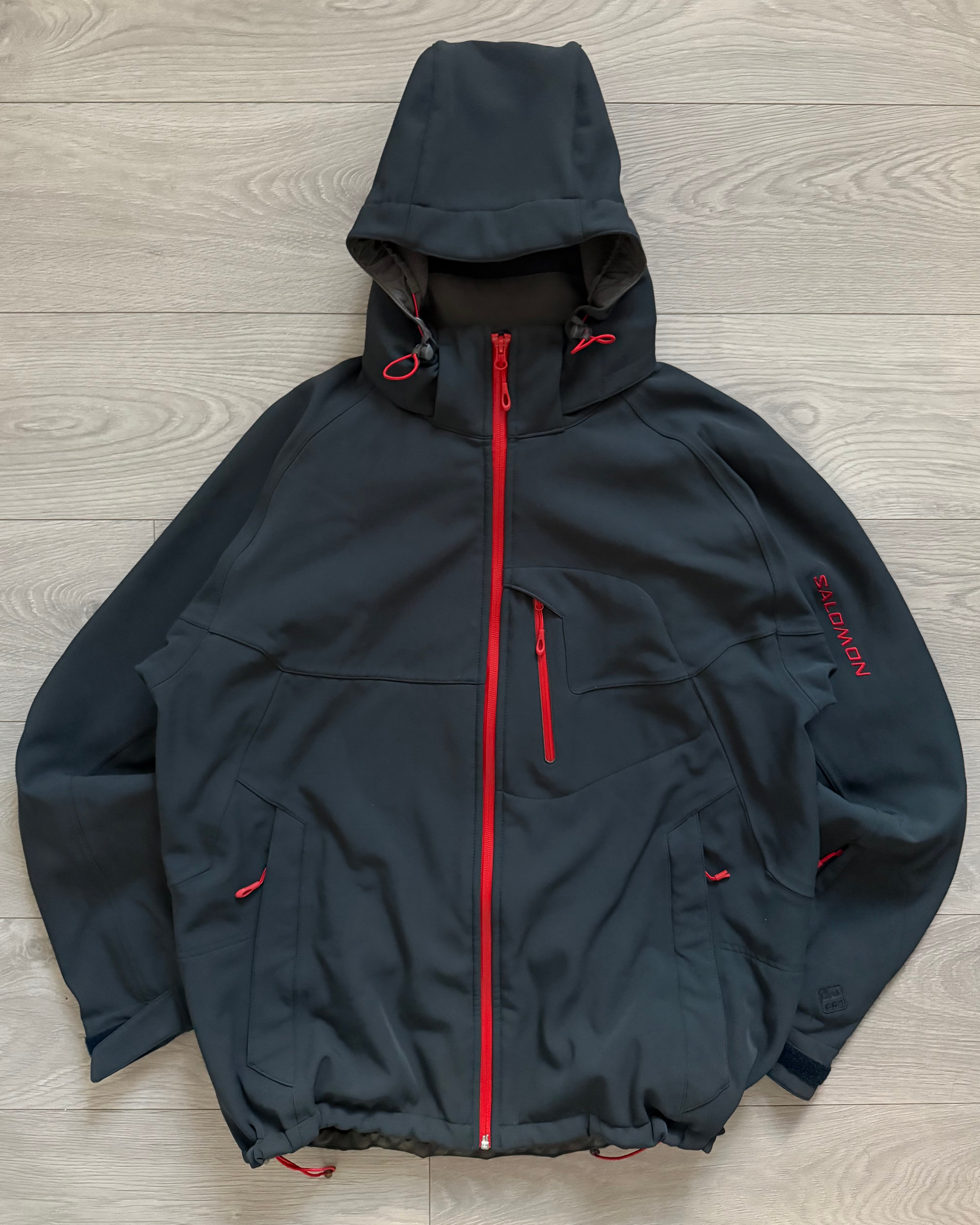 ジャケット・アウター 00s SALOMON softshell hoodie black ジャケット・アウター 00s SALOMON softshell hoodie black 00s SALOMON