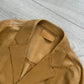 Prada Mainline AW2003 Tan Leather Jacket - Size M