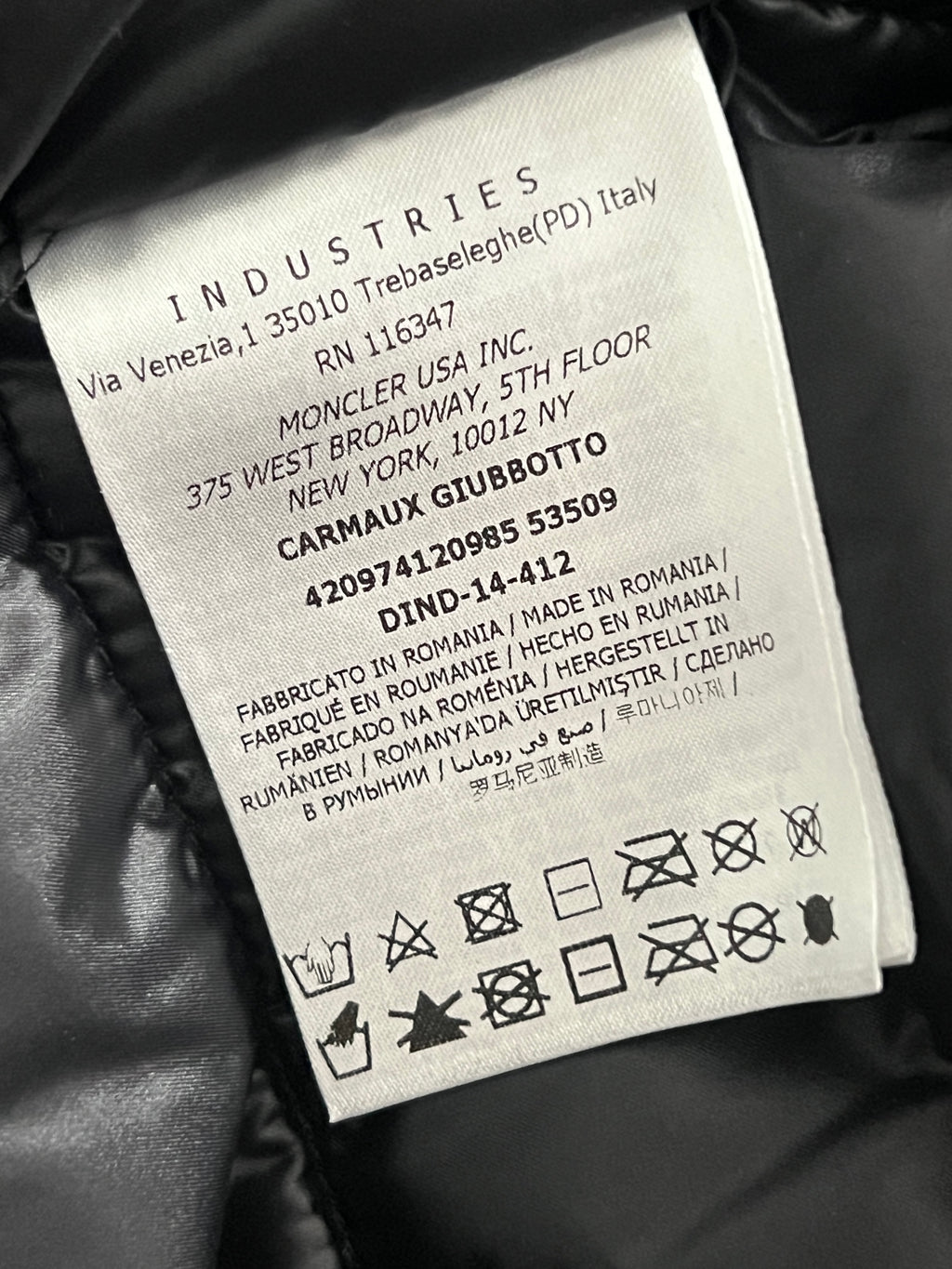 Moncler Grenoble Carmaux Technical Waterproof Insulated Jacket - Size M