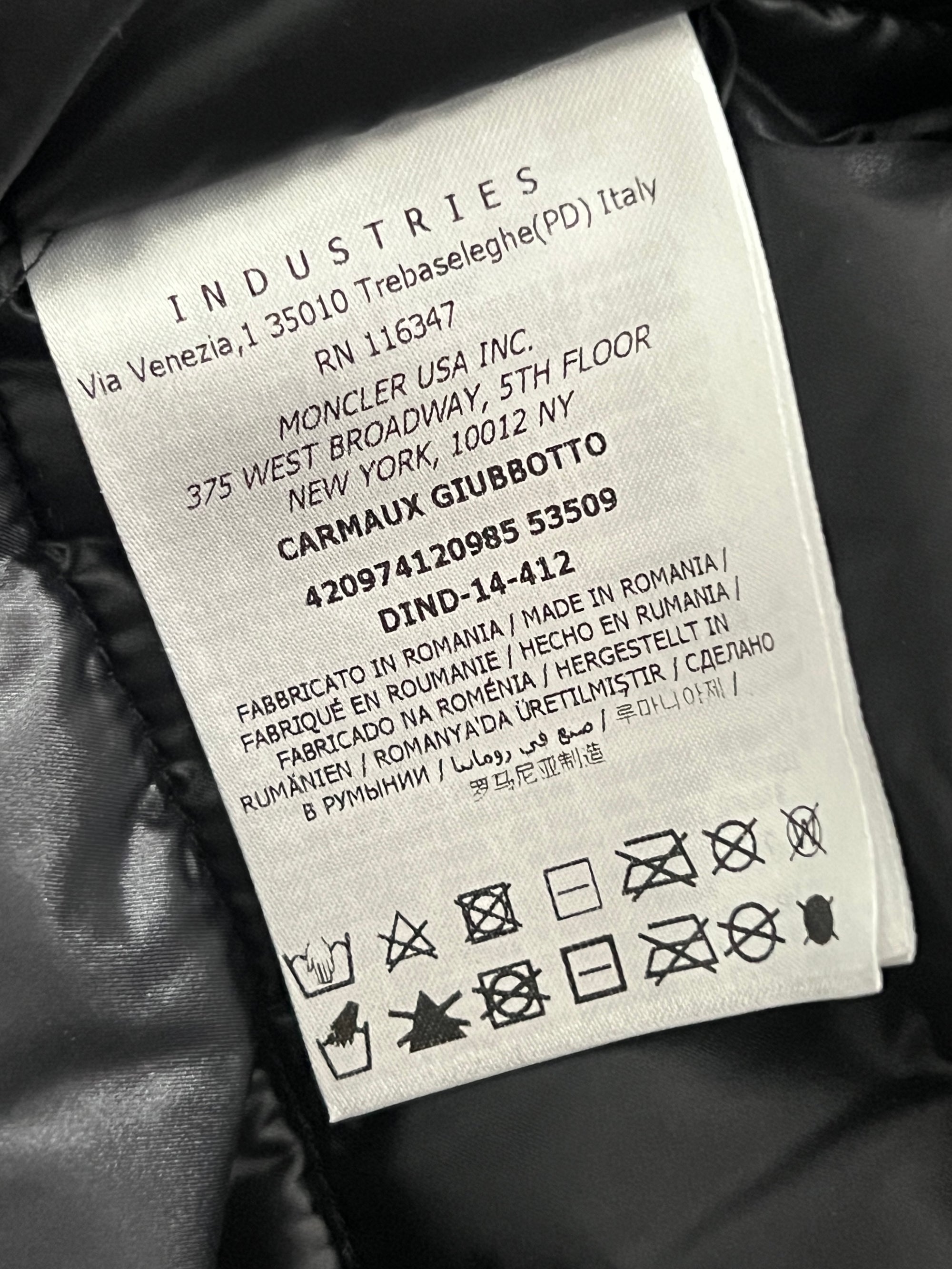 Moncler Grenoble Carmaux Technical Waterproof Insulated Jacket - Size M