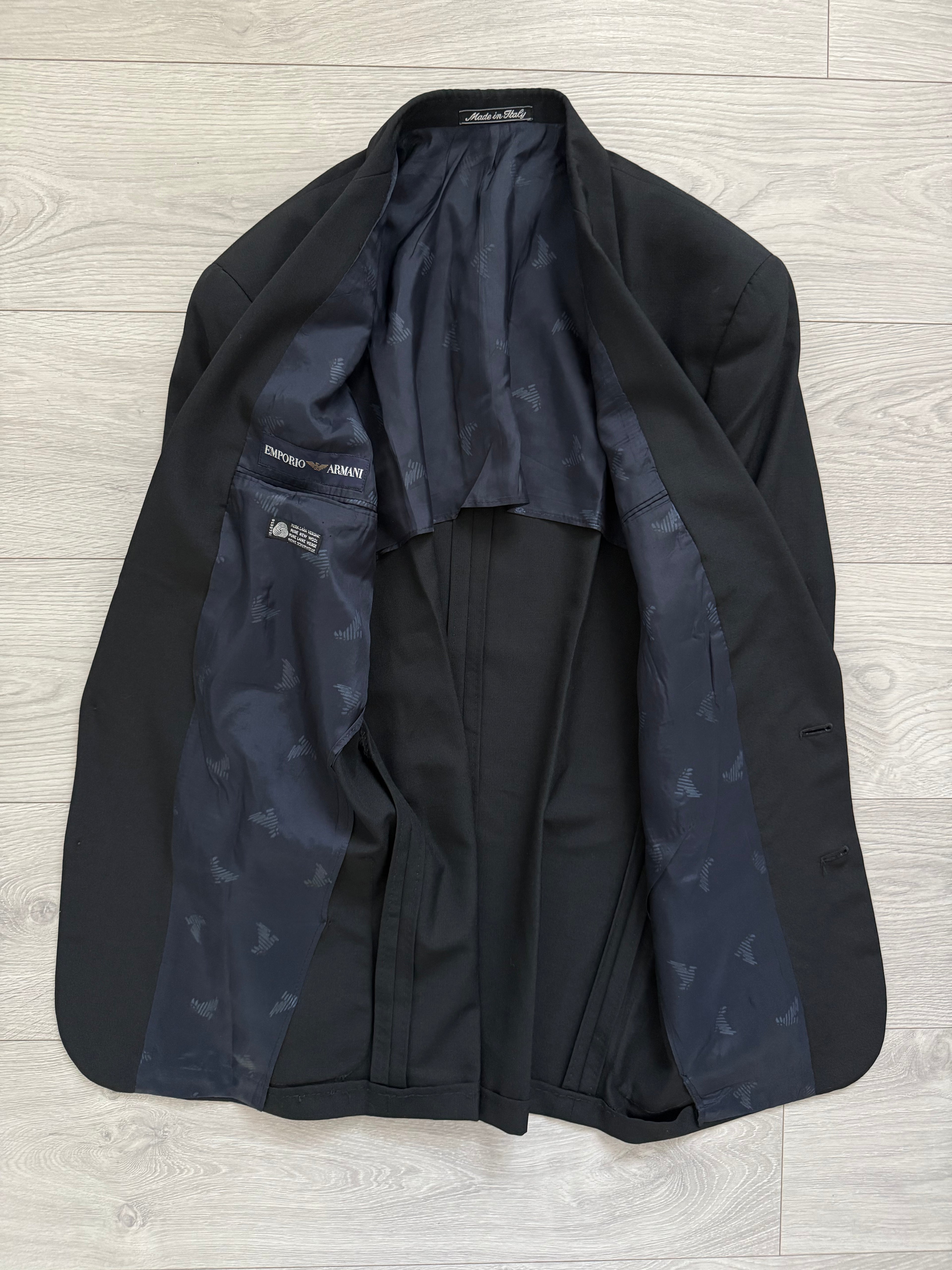 Emporio Armani 1980s 2B Unlined Wool Sports Jacket Blazer - Size S