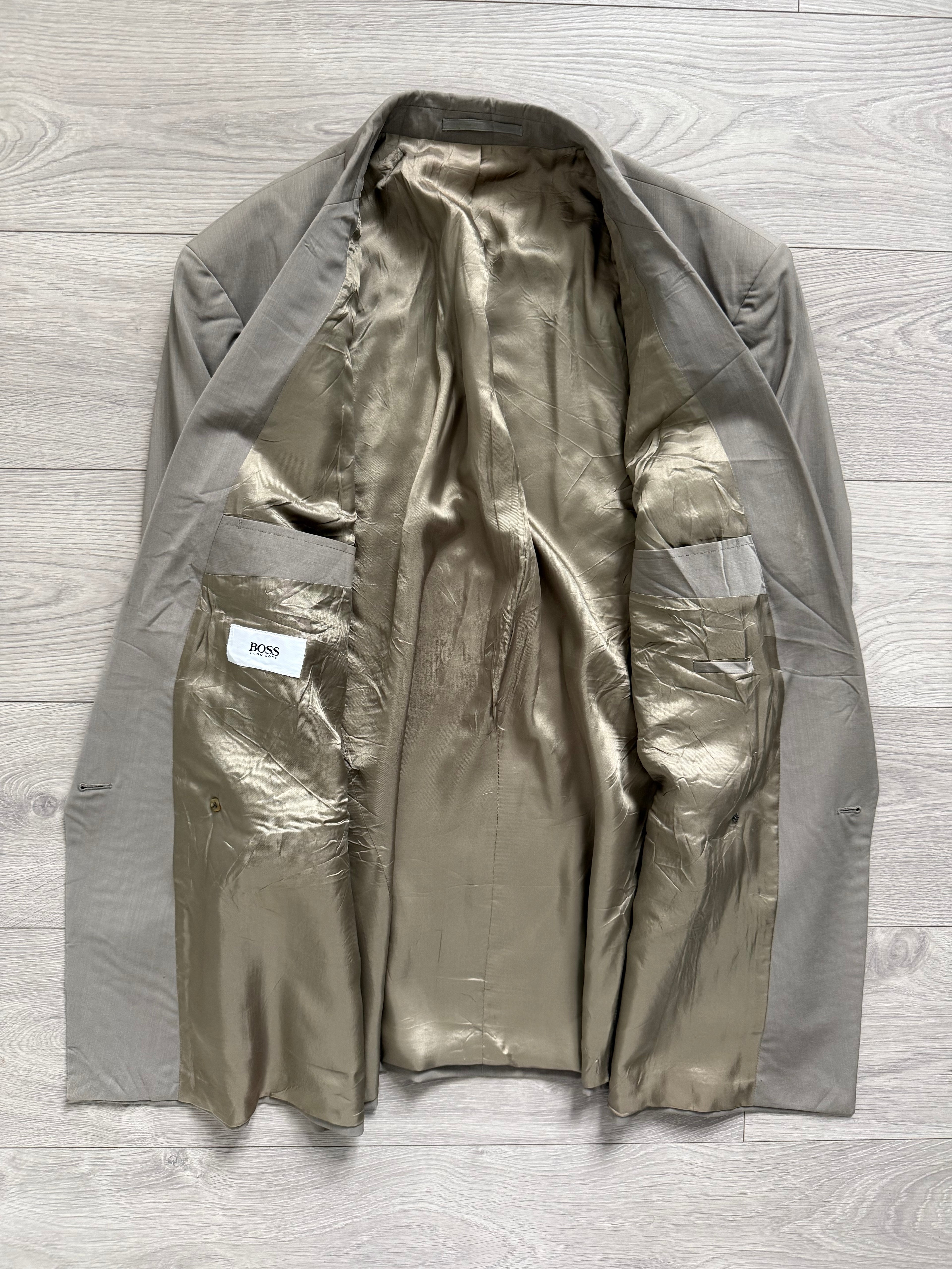 Hugo Boss 1980s 'Al Capone' Double Breasted Peaked Lapel Sports Jacket Blazer - Size XL