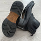 Miu Miu FW2002 Leather Lace Up Boots - Size 6.5 Womens