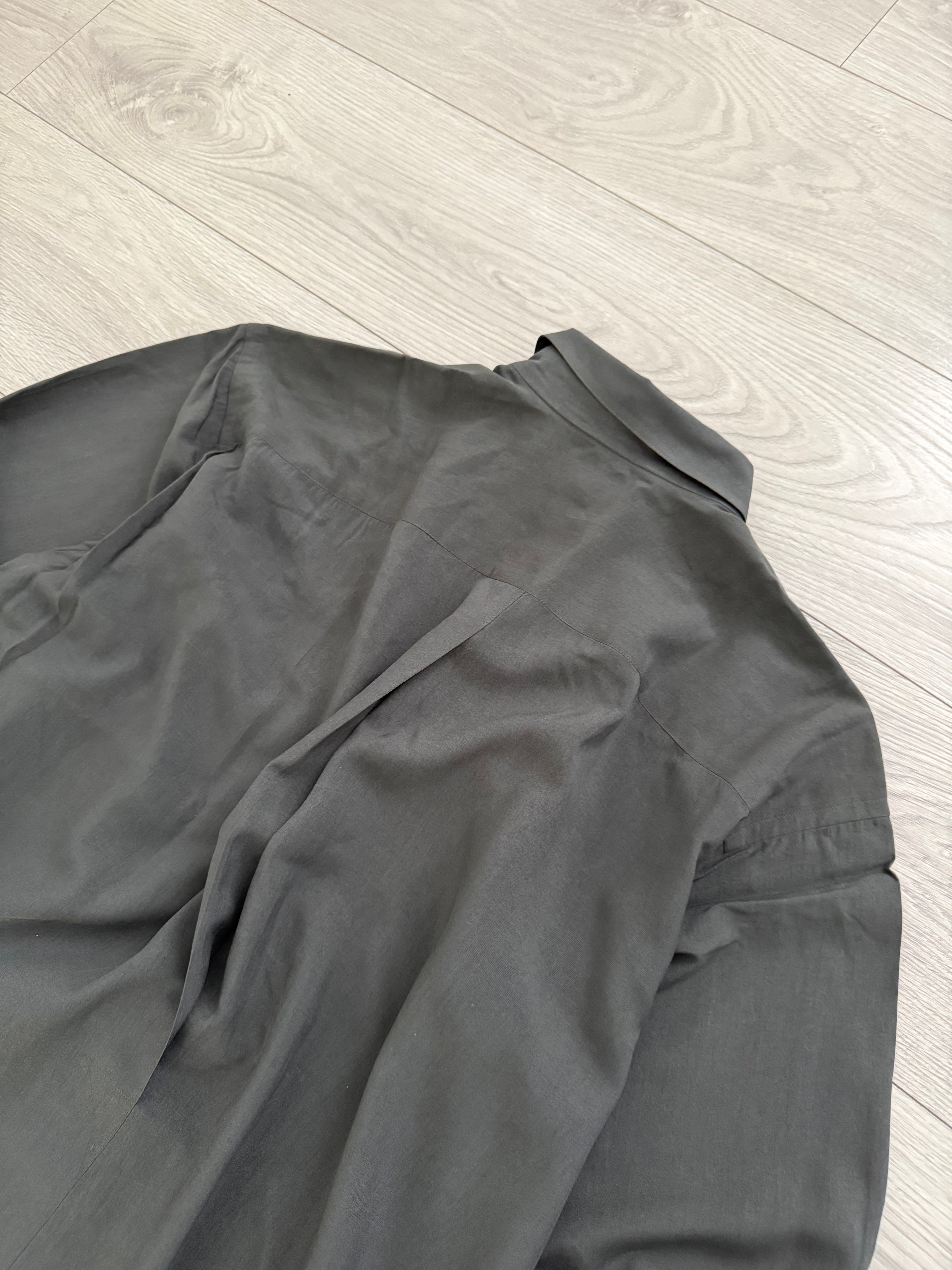 Issey Miyake 1990s Draped Chest Pocket Shirt - Size M