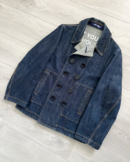 Junya Watanabe SS2002 Poem Denim Jacket - Size M