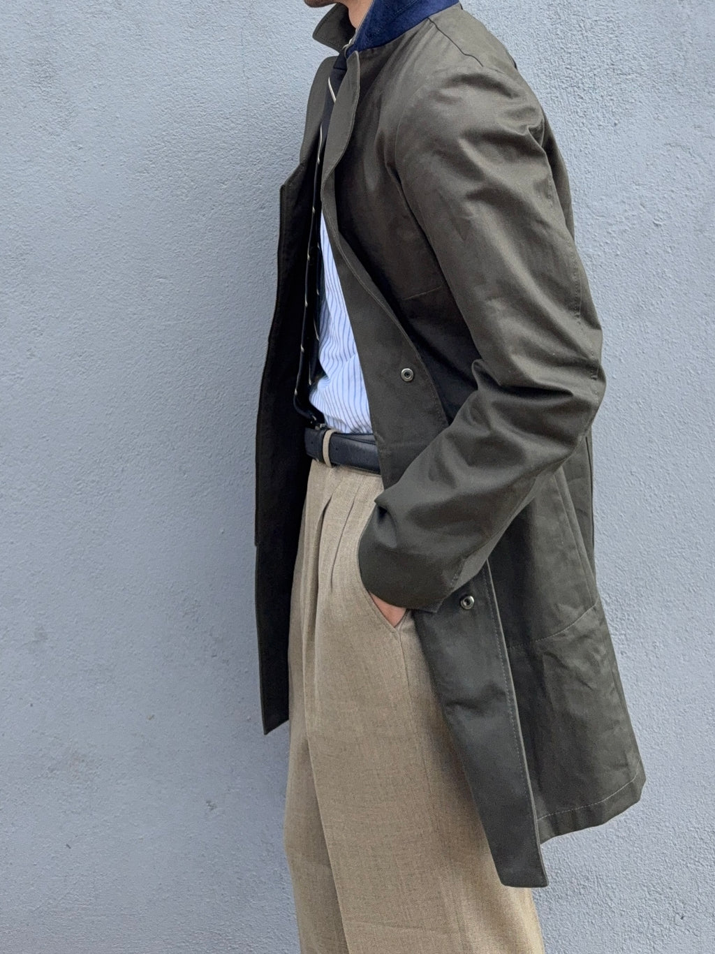 Jil Sander SS2013 Green Utility Coat - Size S