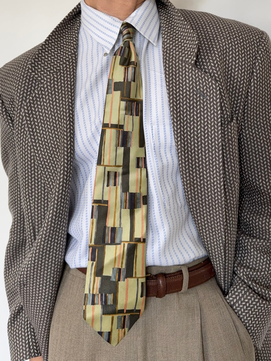 Balmain 1990s Silk Tie