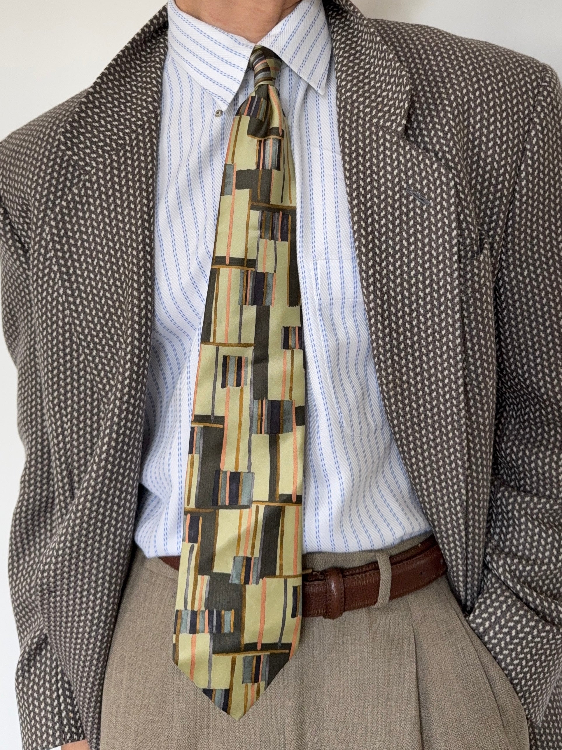 Balmain 1990s Silk Tie