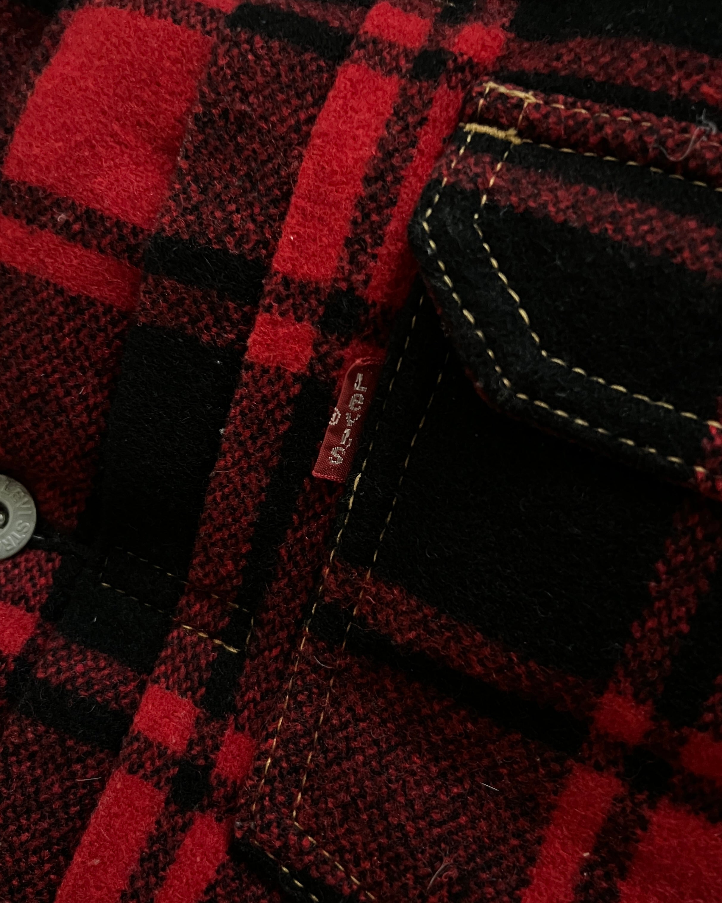 Junya Watanabe x Levi's AW2014 Down Puffer Leather Trim Vest - Size S