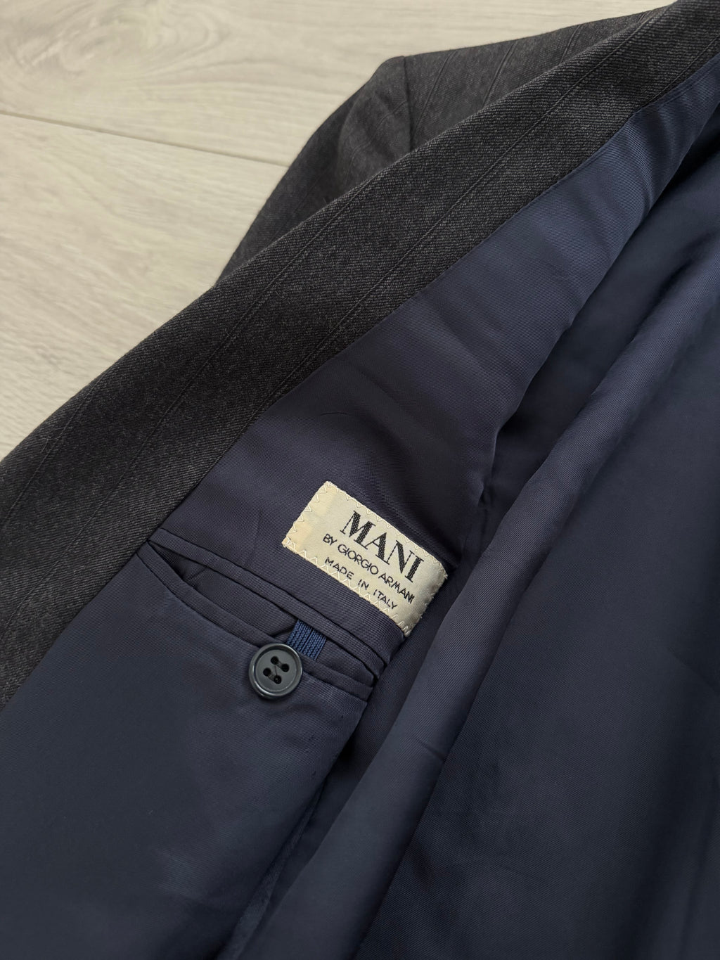 Giorgio Armani Mani 1980s Exclusive 2B Wool Sport Jacket Blazer - Size XL