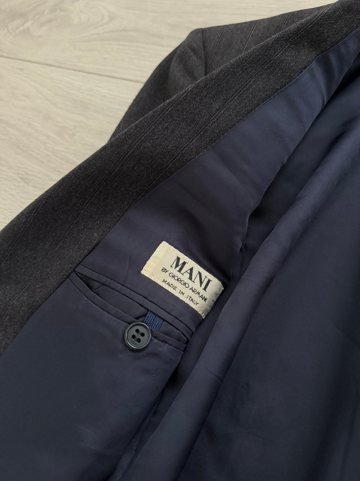 Giorgio Armani Mani 1980s Exclusive 2B Wool Sport Jacket Blazer - Size XL