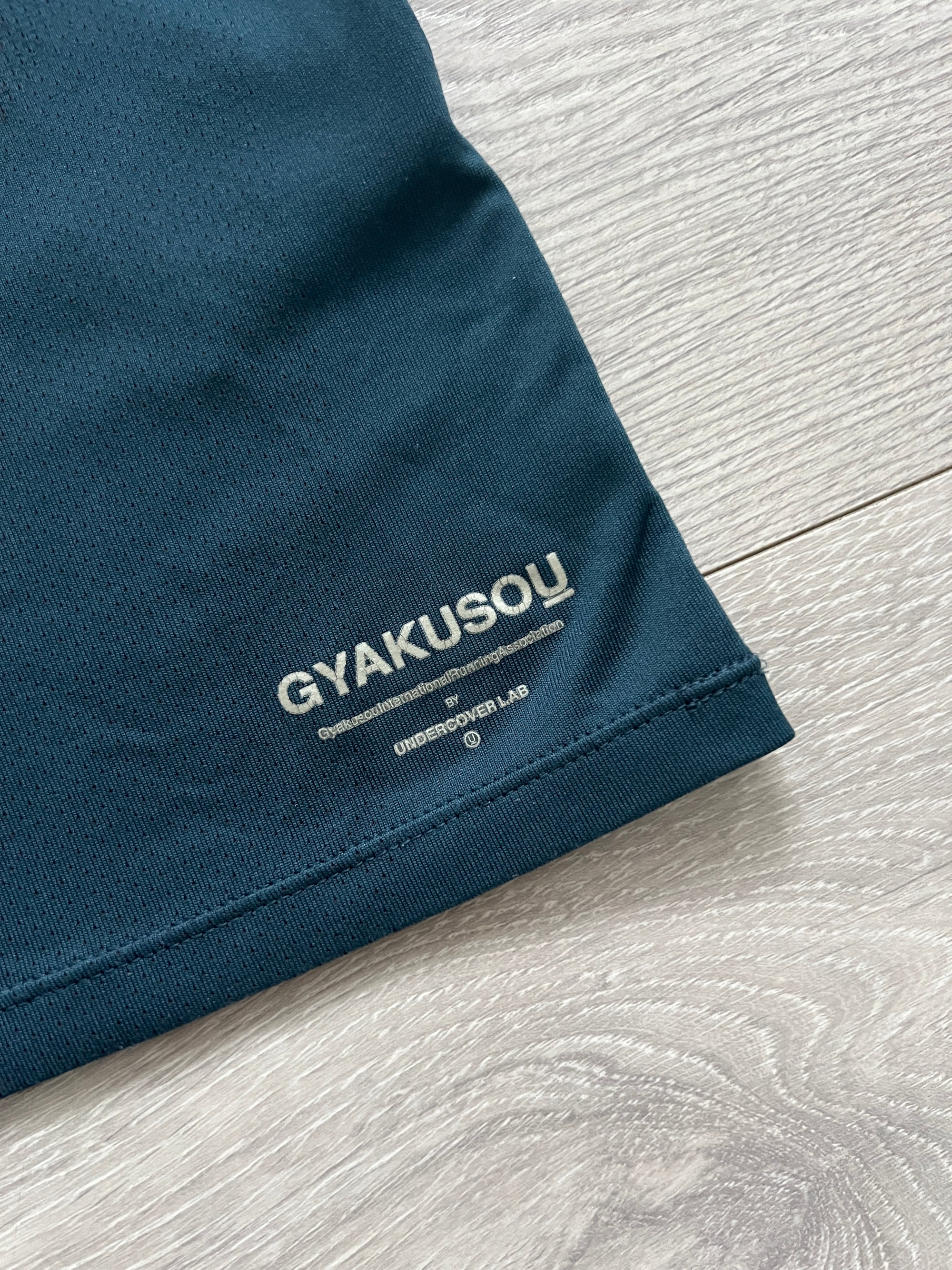 Nike Gyakusou FW14' Dri-Fit Sweat Map Technical T-Shirt Blue - Size S