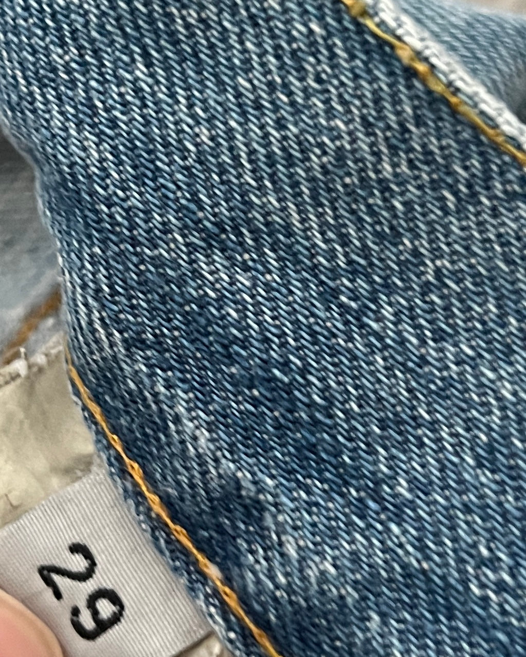 Helmut Lang 2003 Vintage Clean Broken Denim Jeans Classic Low Cut - Size 30