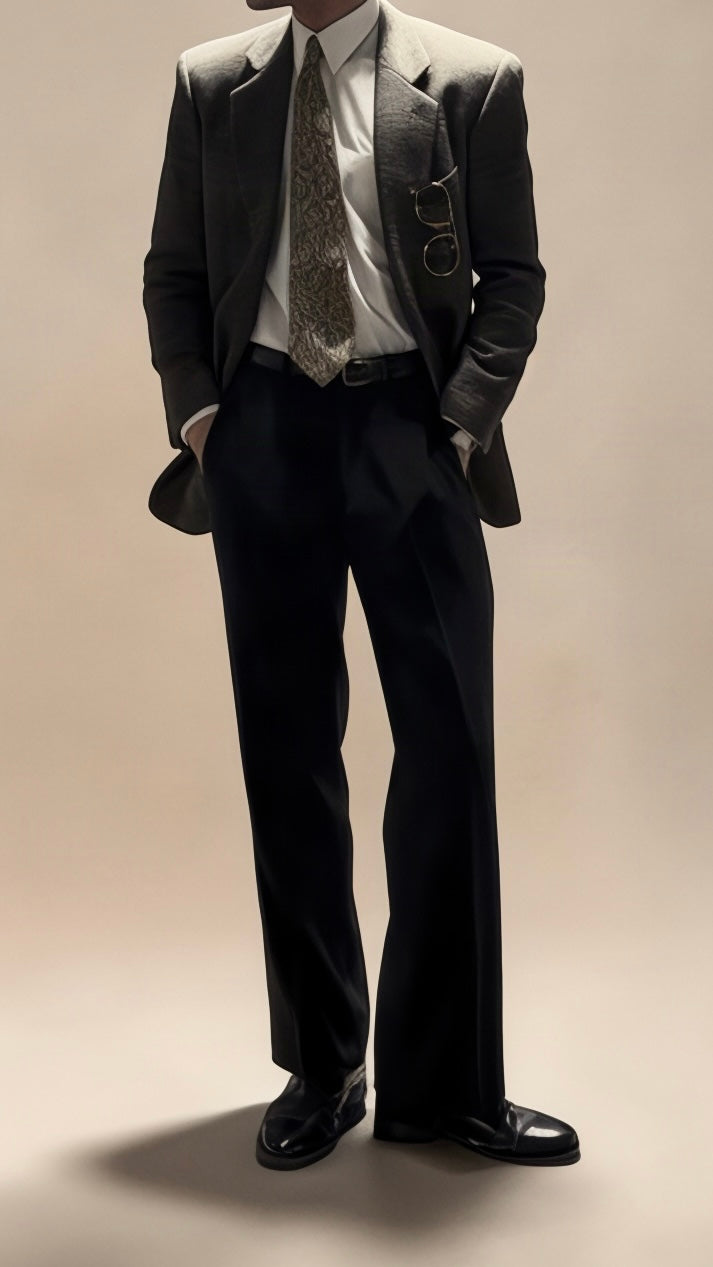 Giorgio Armani 1980s 2B Textured Wool Sports Jacket Blazer - Size S