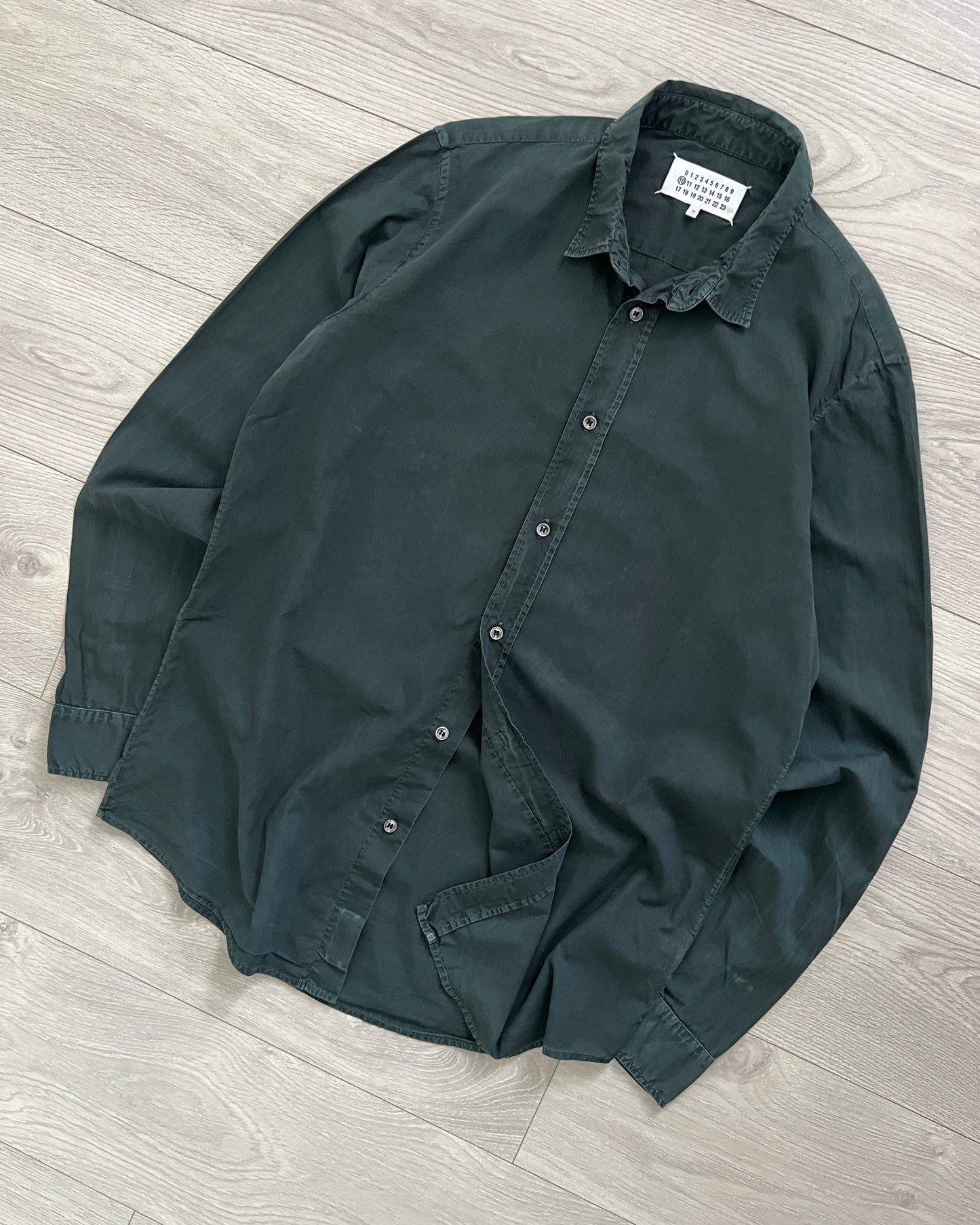 Maison Martin Margiela 2012 Oxford Green Shirt - Size M