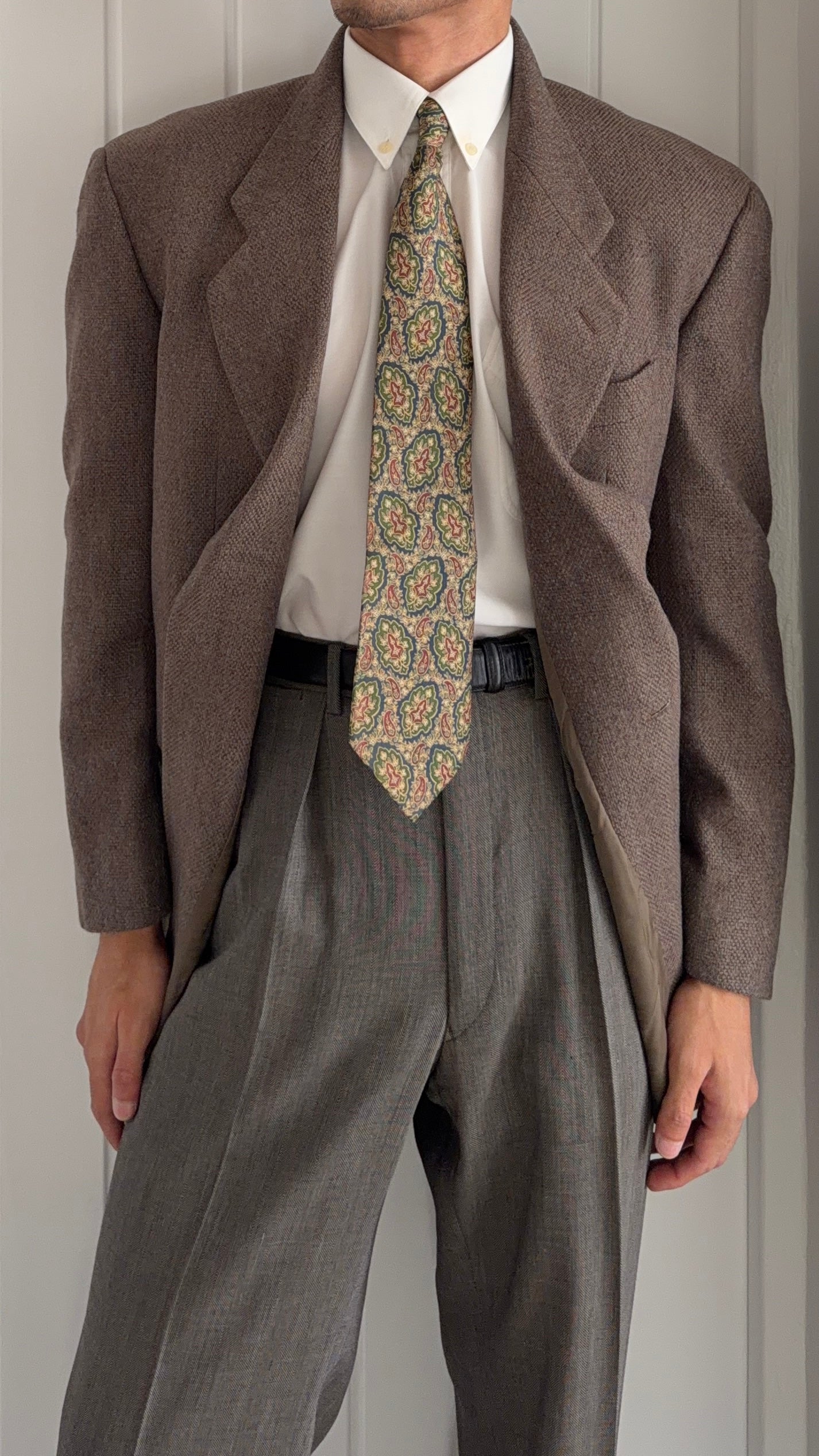Giorgio Armani Mainline 1980s 2B Cashmere Wool Sport Jacket Blazer - Size M