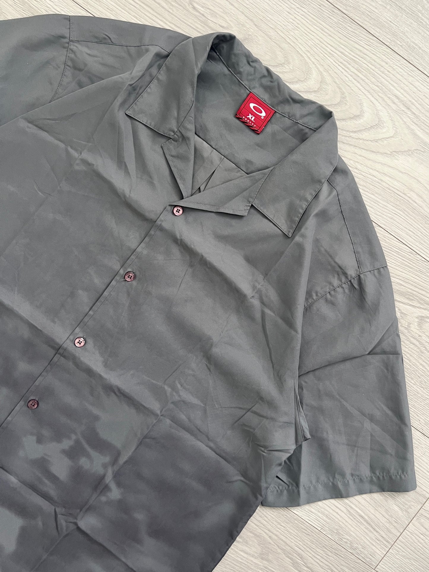 Oakley 00s Cloud Print Boxy Shirt - Size XL