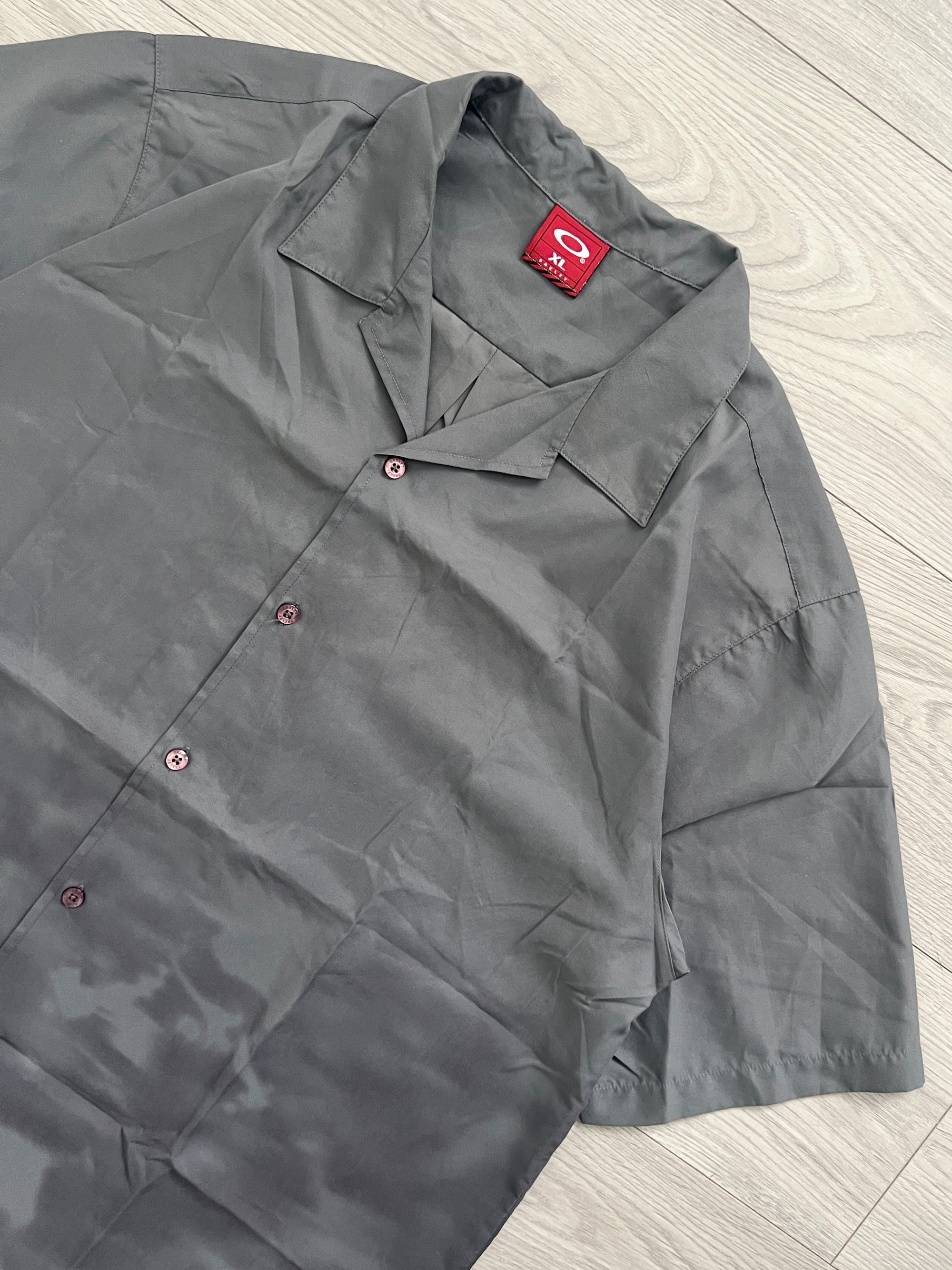 Oakley 00s Cloud Print Boxy Shirt - Size XL