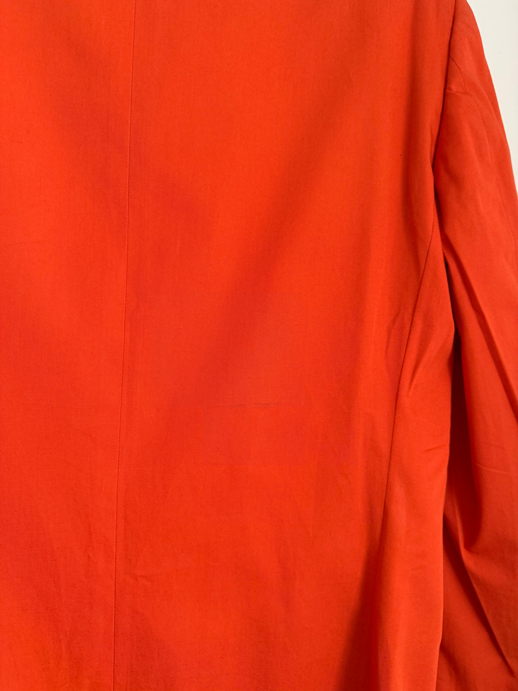 Versace 1980s 1B Orange Cotton Sport Jacket Blazer - Size L