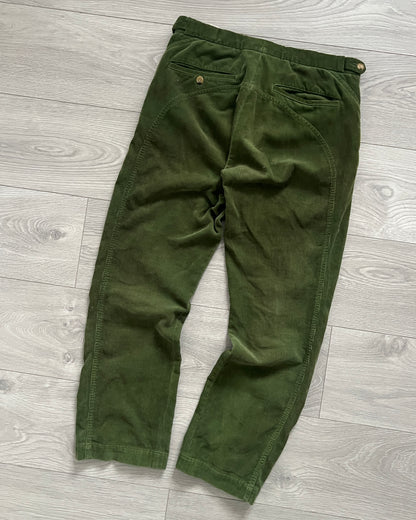 Comme Des Garcons Homme Plus AW03 Green Cord Pants - Size 30