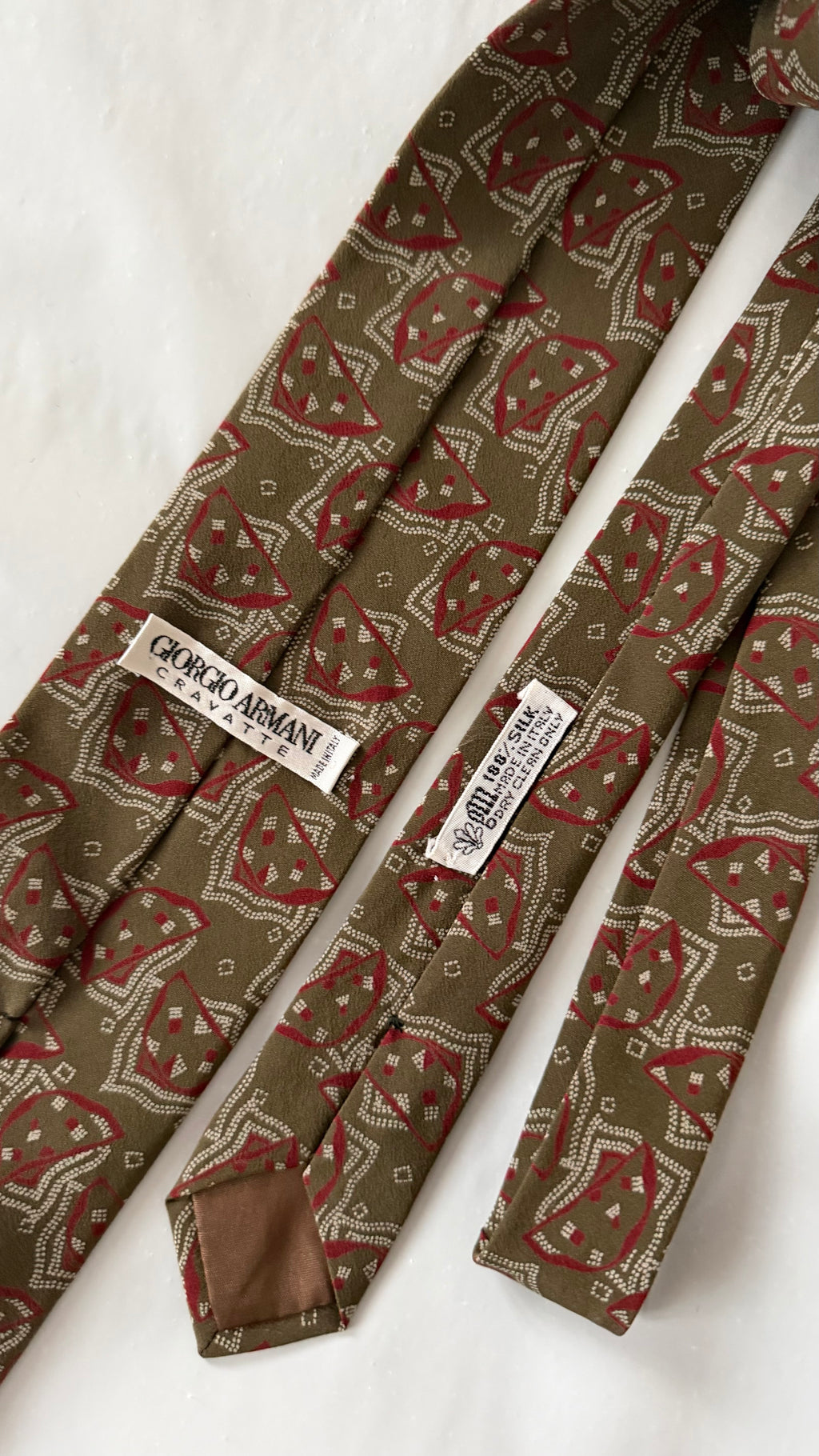 Giorgio Armani 1990s Silk Tie
