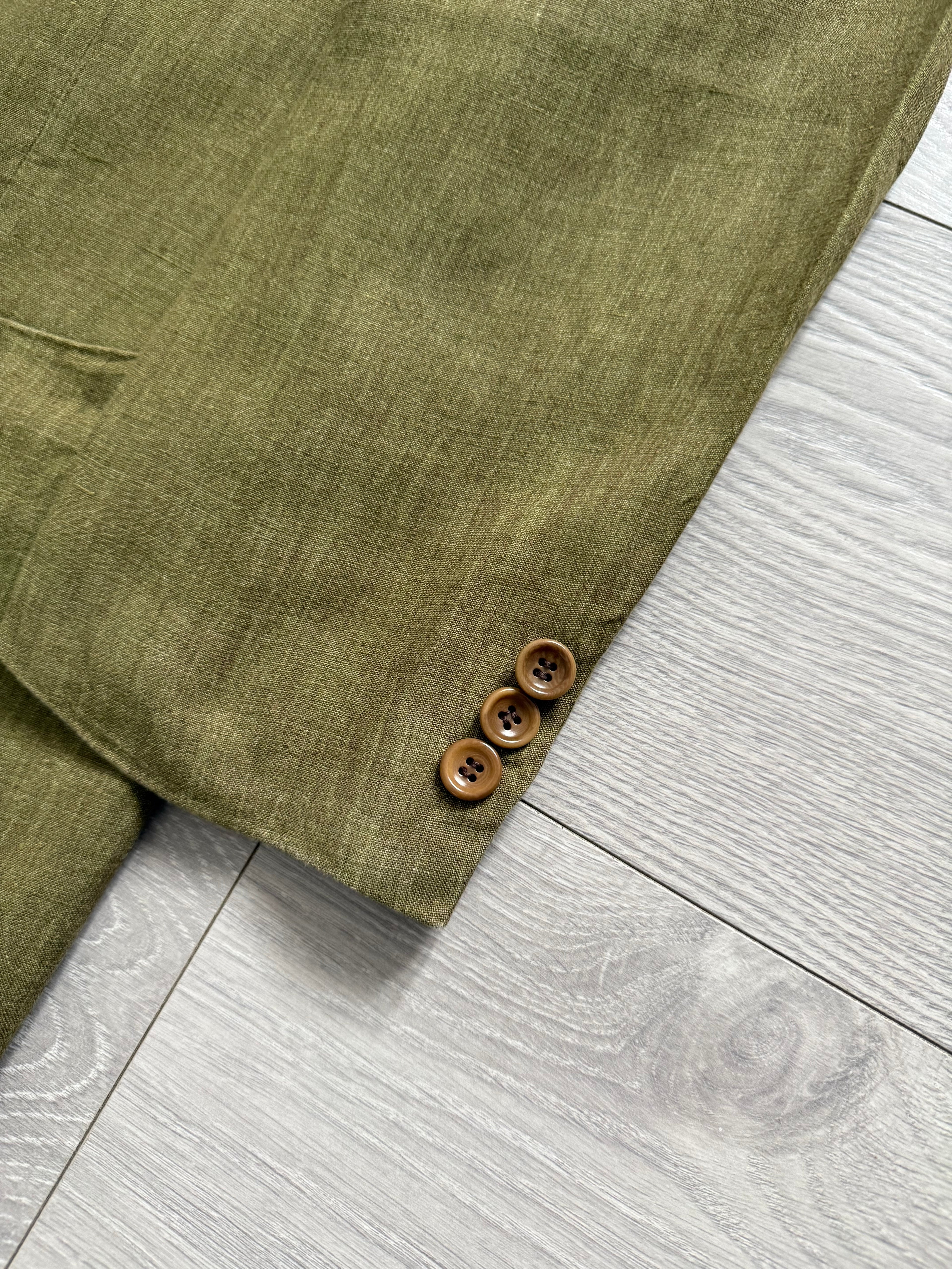 Hugo Boss 1990s 'Maputo' 3B Linen Sports Jacket - Size M