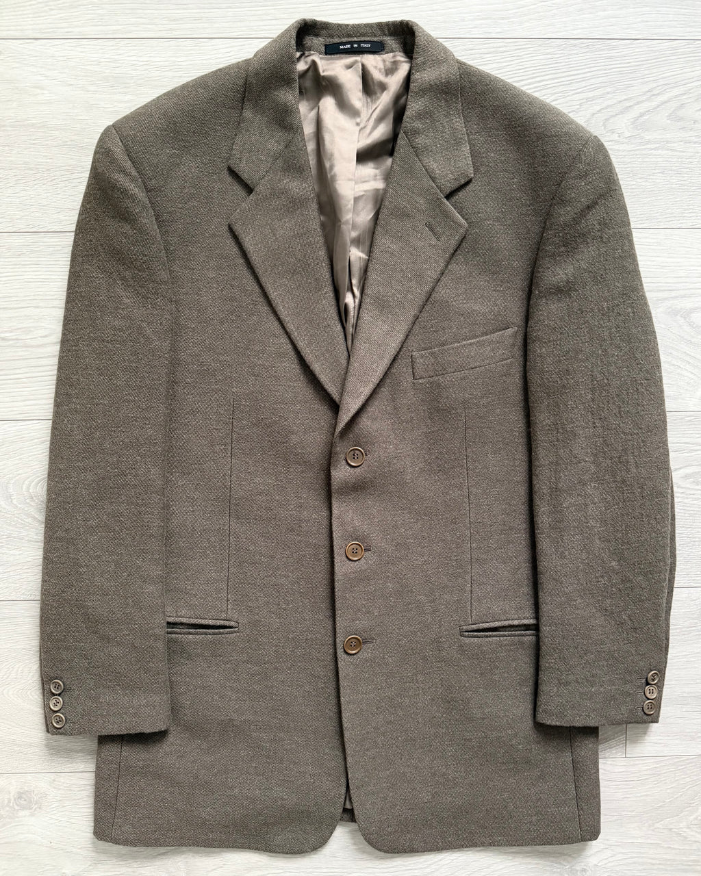 Emporio Armani 1990s Wool 3B Jacket - Size XL