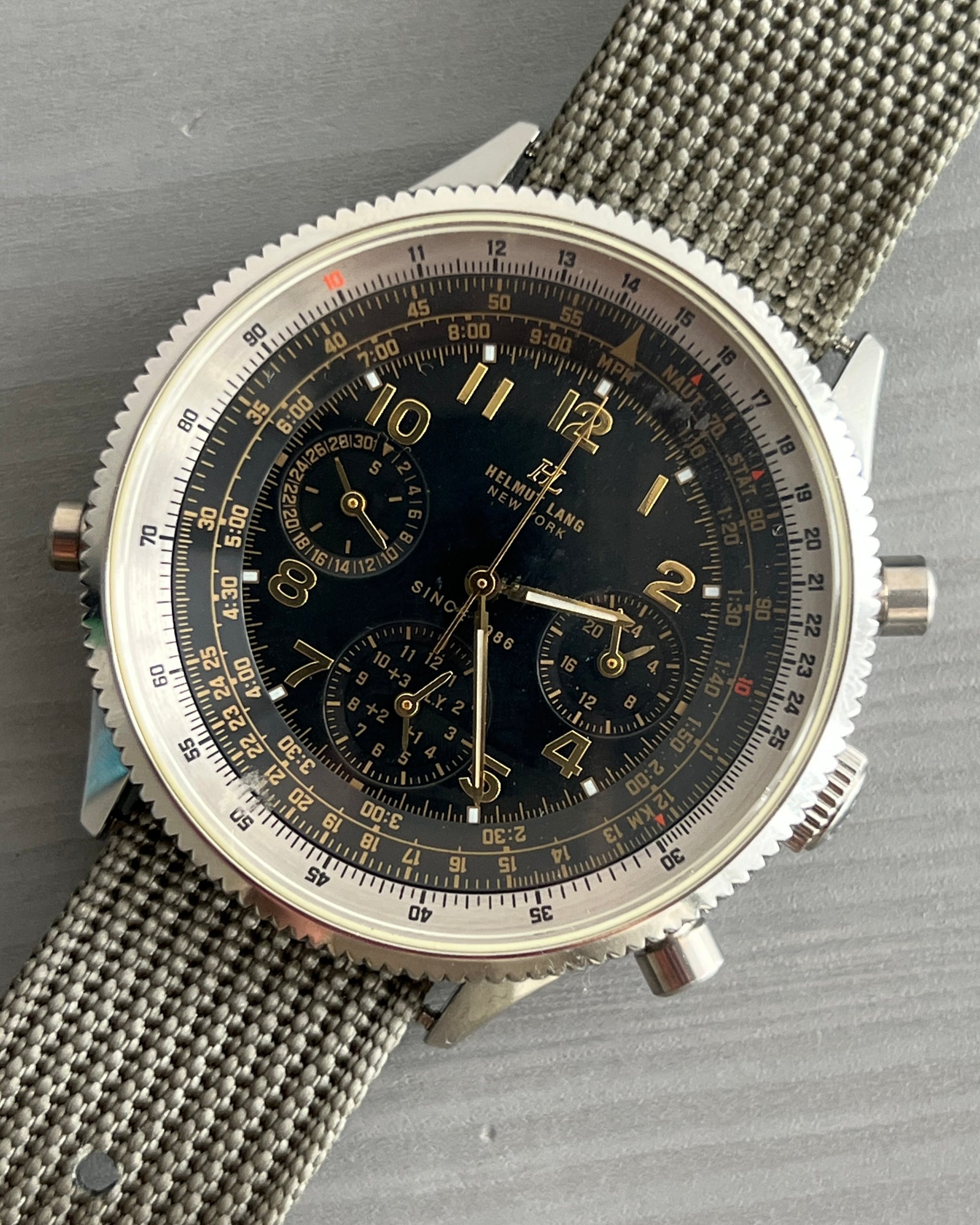 Helmut Lang 2004 Chronograph Watch Vintage