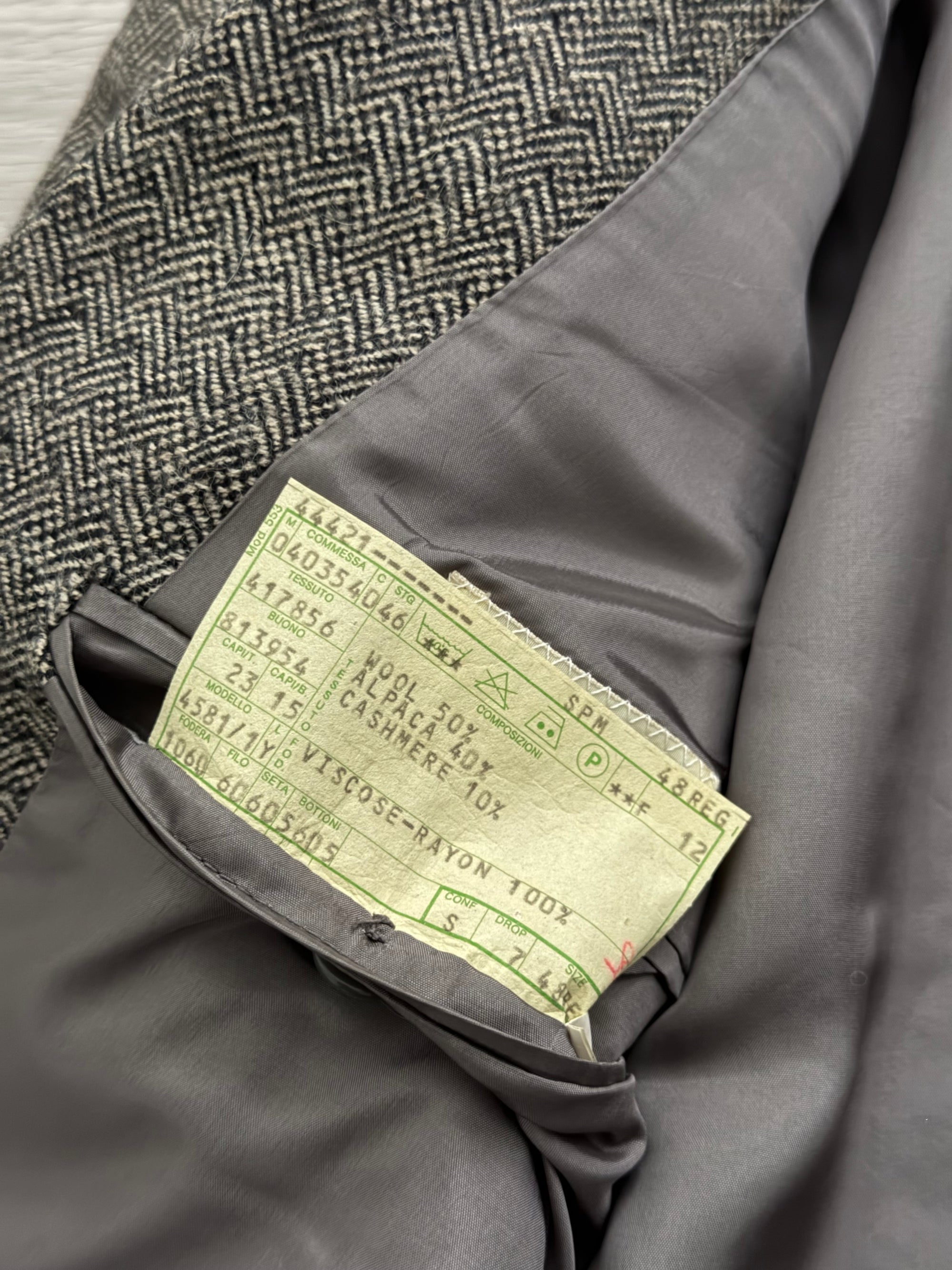 Giorgio Armani 1990s Tweed Blazer Jacket - Size M