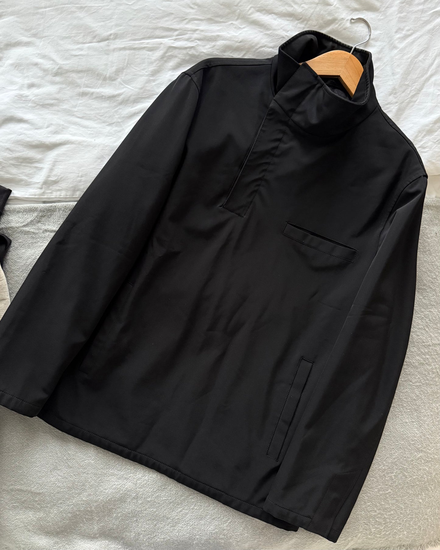 Prada FW1998 Runway Tech Nylon Padded Pullover Jacket - Size S