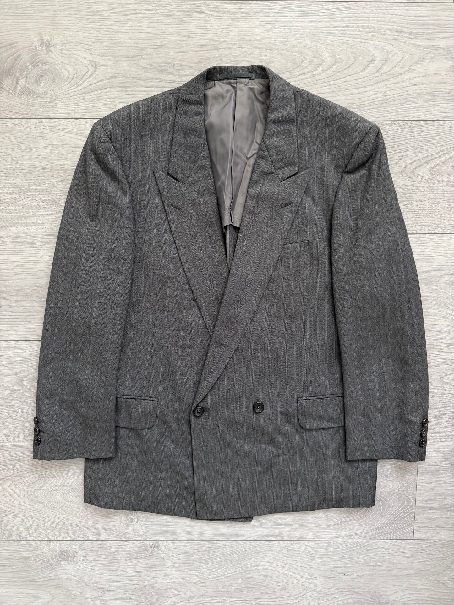 Comme Des Garcons Homme Deux 1989 Double-Breasted Pleated Suit - Size S Jacket / 32" Waist