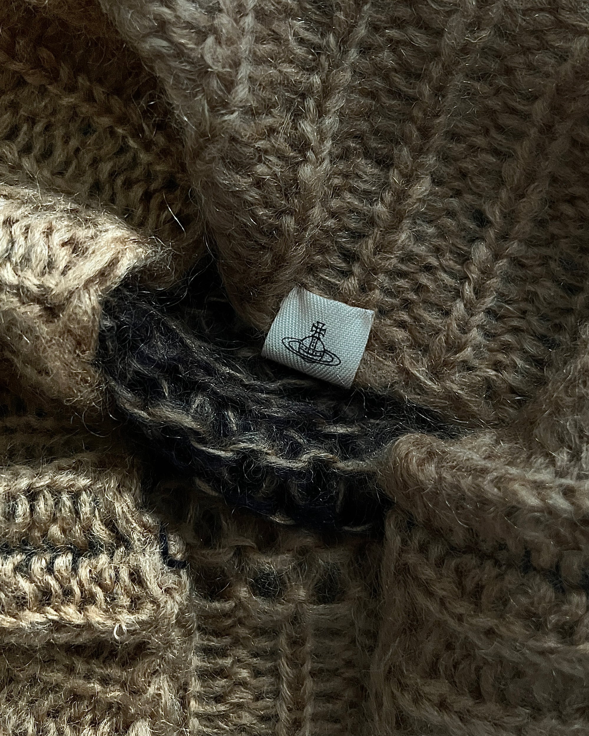 Vivienne Westwood Oversized Gradient Mohair Knit - One Size