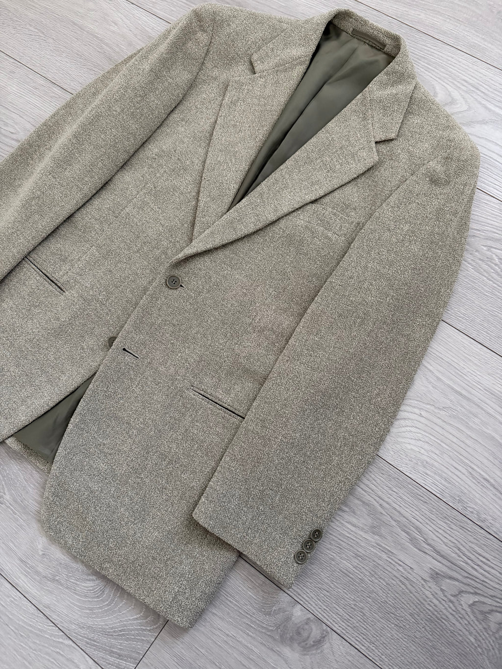 Allegri 1990s 2B Melange Textured Sport Jacket Blazer - Size M