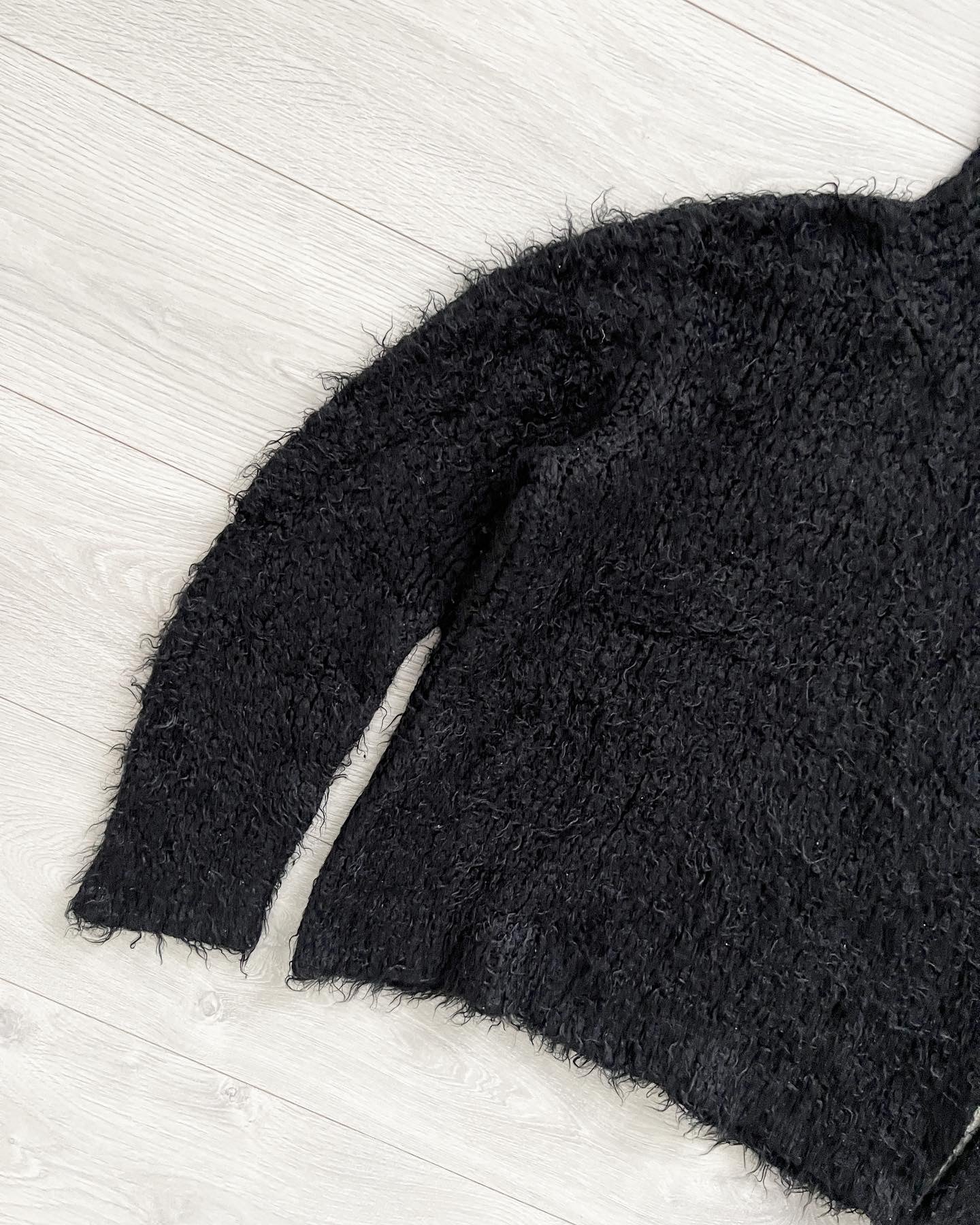 Issey Miyake 1990s Fuzzy Turtleneck Knit - Size M