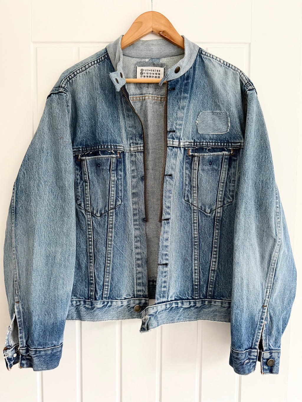 Maison Martin Margiela SS2002 Artisanal Line (0)(10) Reconstructed Denim Patchwork Jacket - Size L