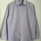 Armani 2004 Striped Snap Collar Shirt - Size M