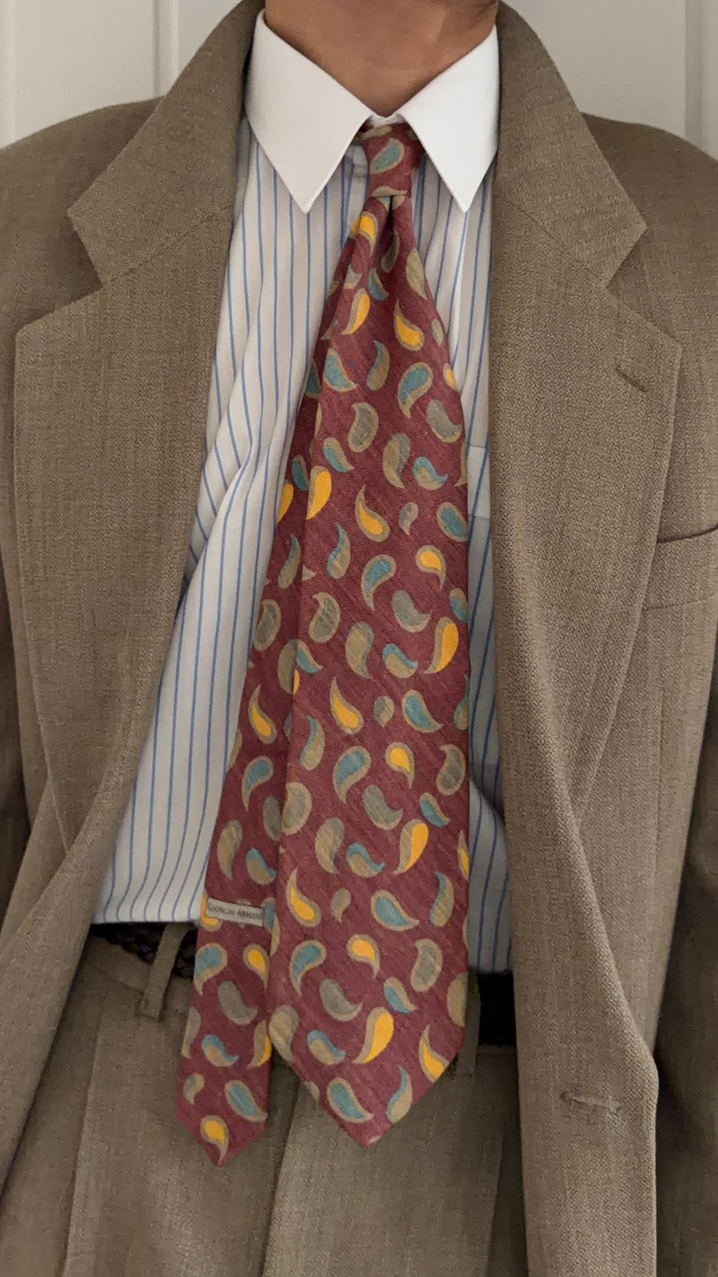 Giorgio Armani 1990s Silk Tie