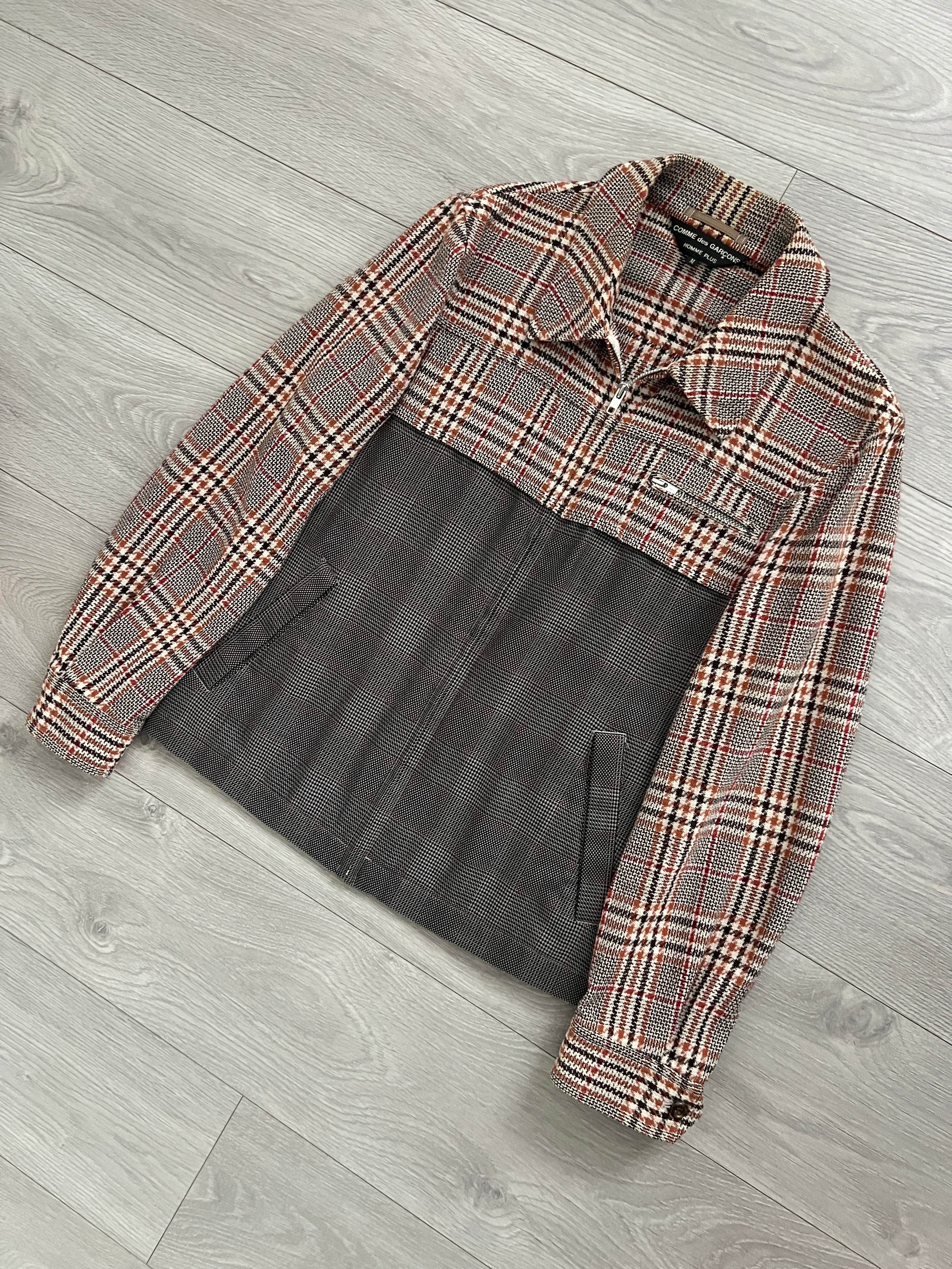 Comme Des Garcons Homme Plus AW2001 Check Jacket - Size S