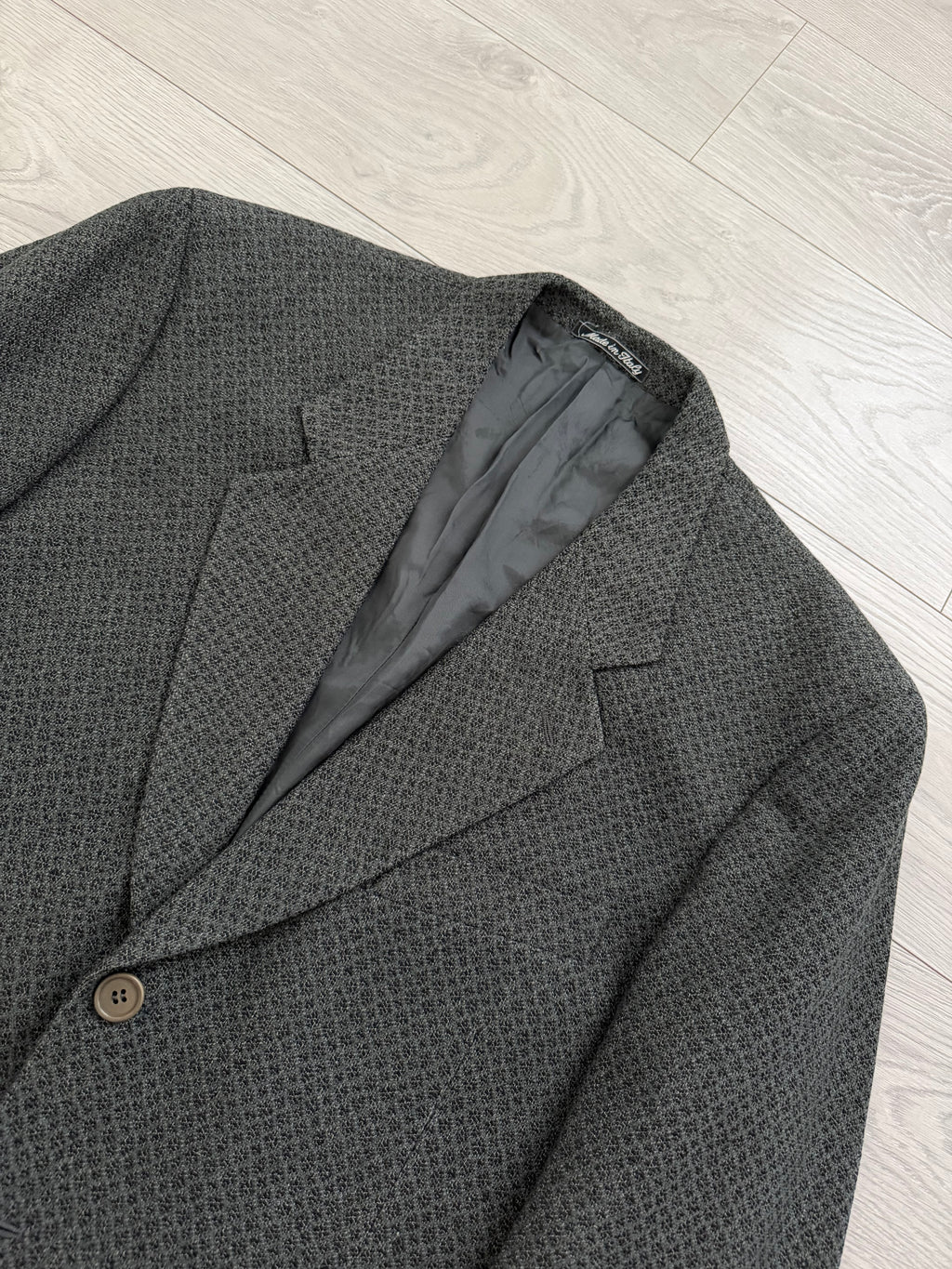 Giorgio Armani Mani 1980s 3B Textured Wool Sport Jacket Blazer - Size XXL