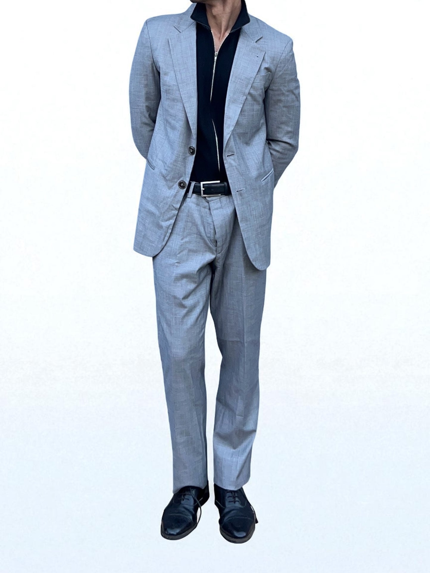 Giorgio Armani 00s Grey Suit - M Jacket / 34" Waist